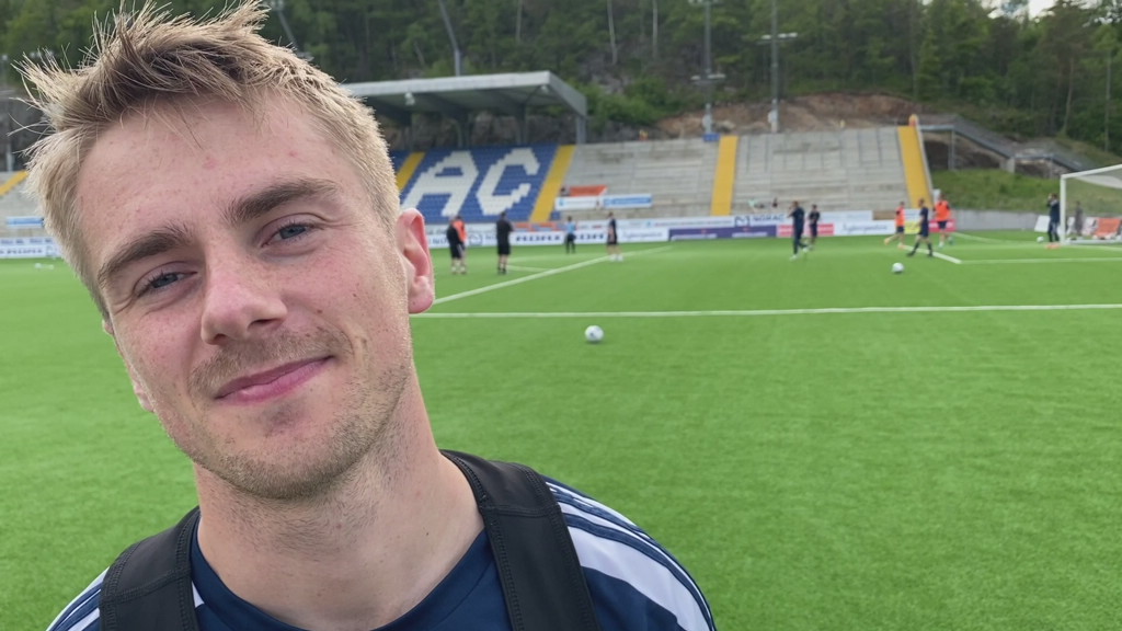 Sebastian før Vard-kampen